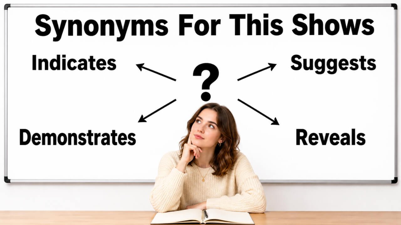 synonyms for this shows