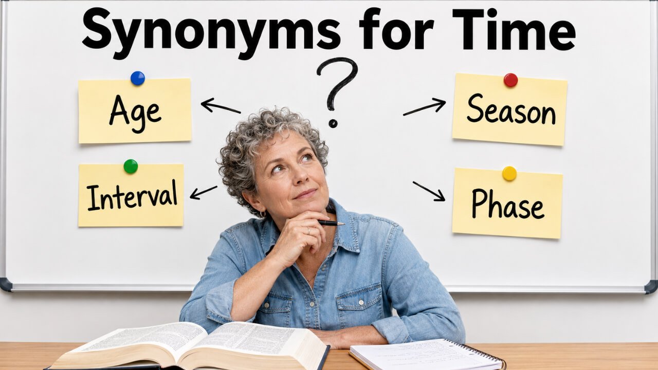 synonyms for time