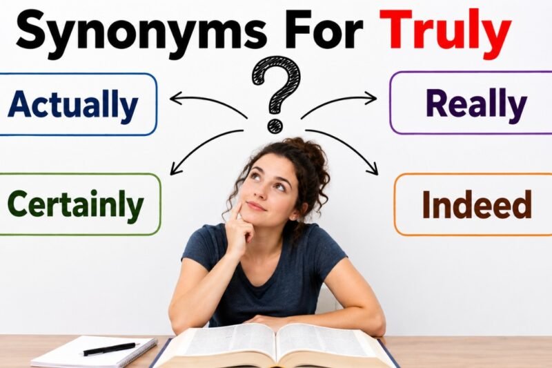 40+ Synonyms for Truly: Meanings, Uses & Word Choices