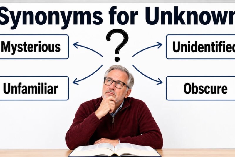 35+ Synonyms for Unknown: Strong Word Choices & Examples
