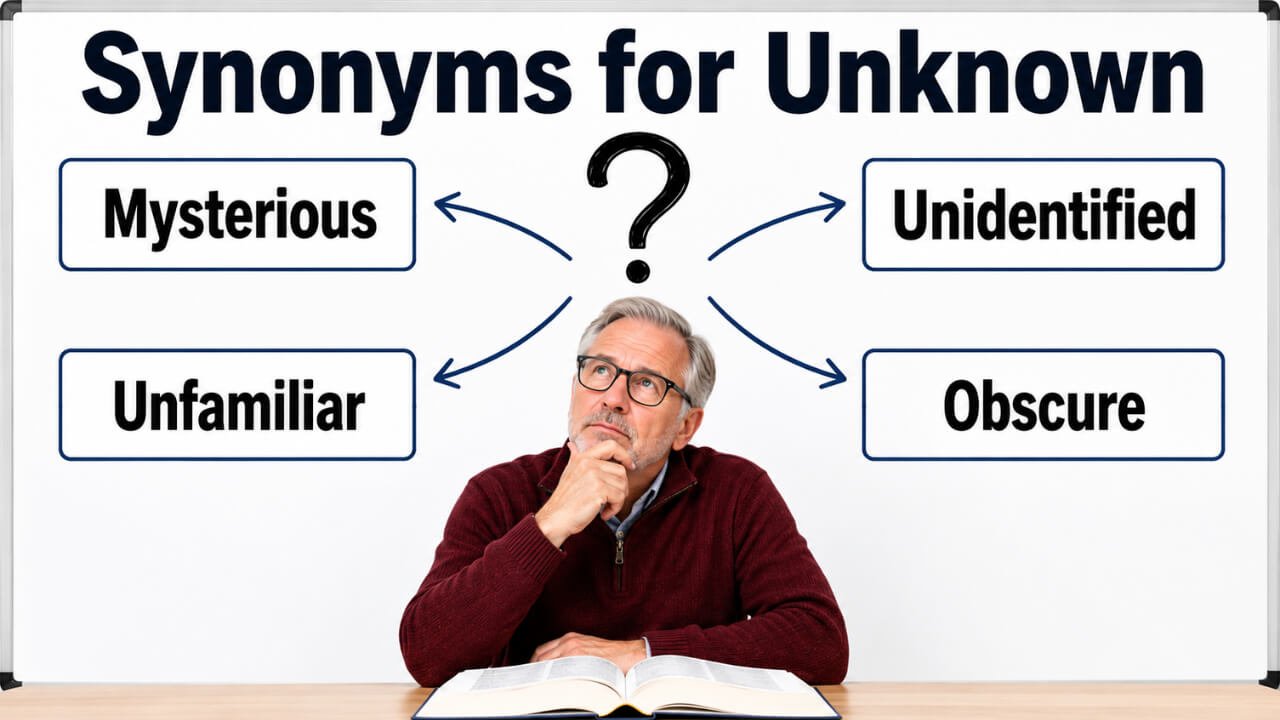 synonyms for unknown