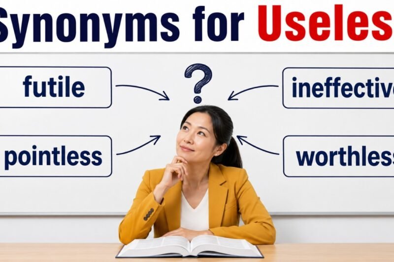 44+ Synonyms for Useless: Meanings, Uses & Word Choices