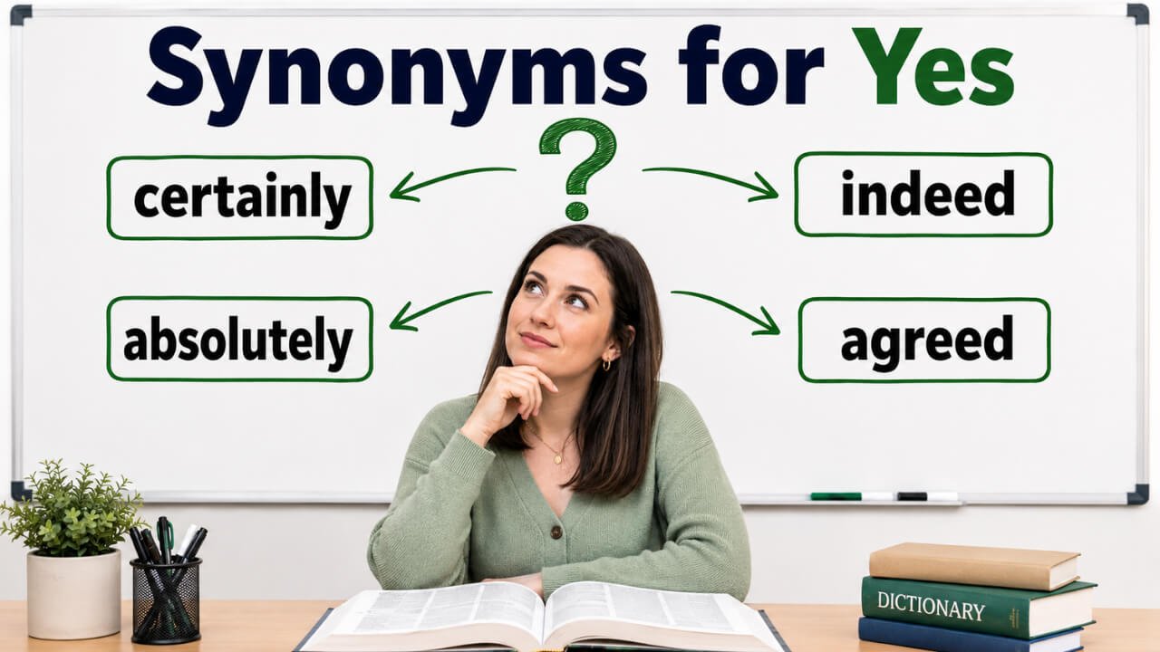 synonyms for yes
