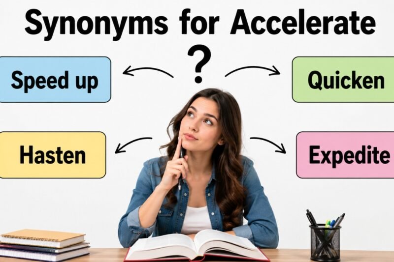 42+ Synonyms for Accelerate: Meaning, Examples & Best Uses