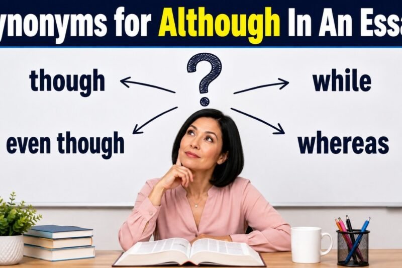 35+ Synonyms for Although in an Essay: Usage, Context & Examples