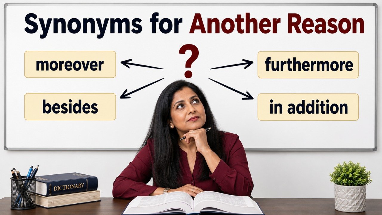 synonyms for another reason