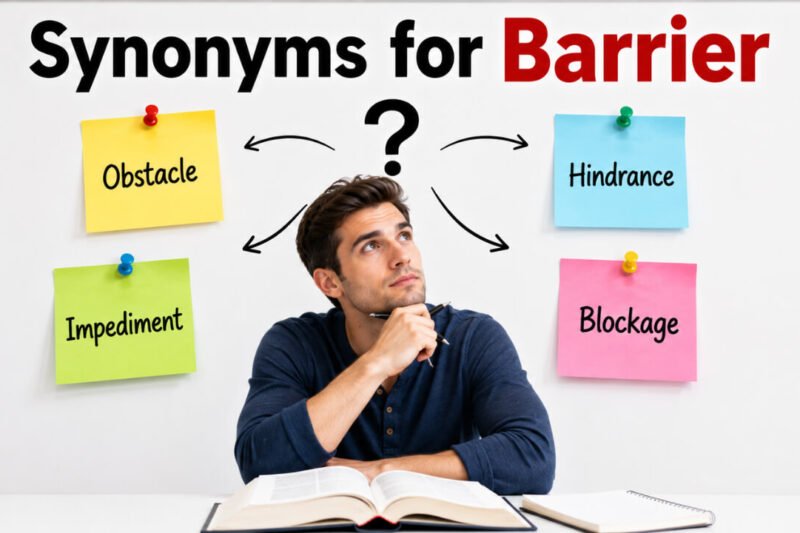 synonyms for barrier