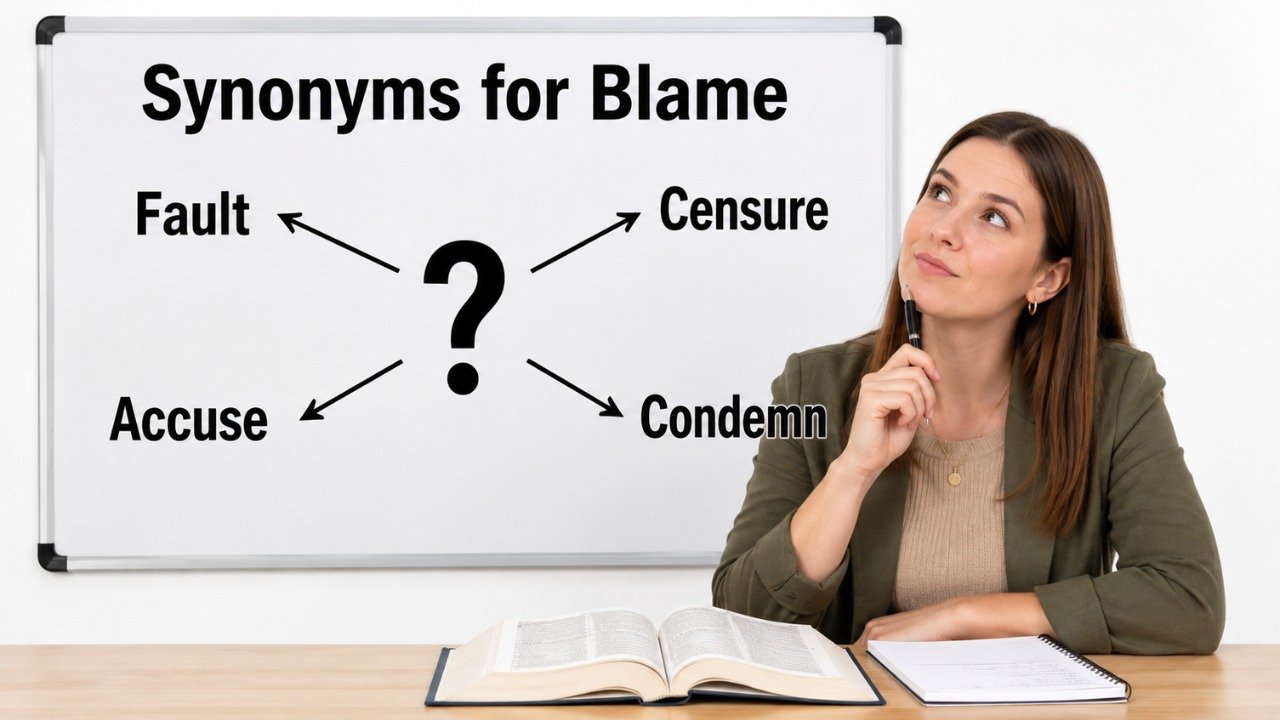synonyms for blame