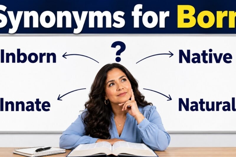 44+ Synonyms for Born: Meanings, Uses & Word Choices