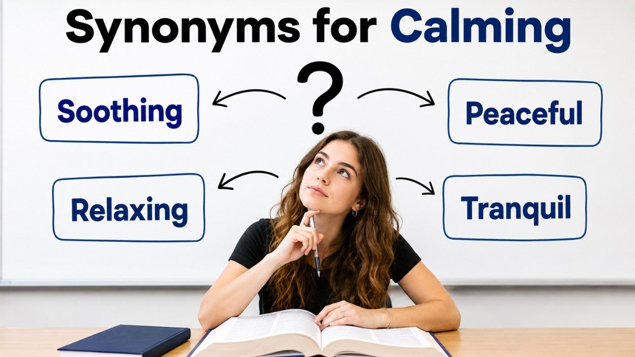 synonyms for calming