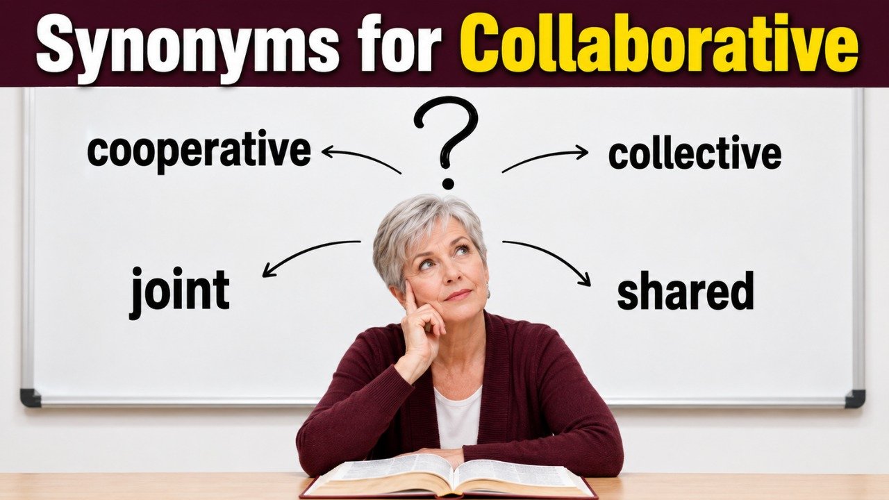synonyms for collaborative