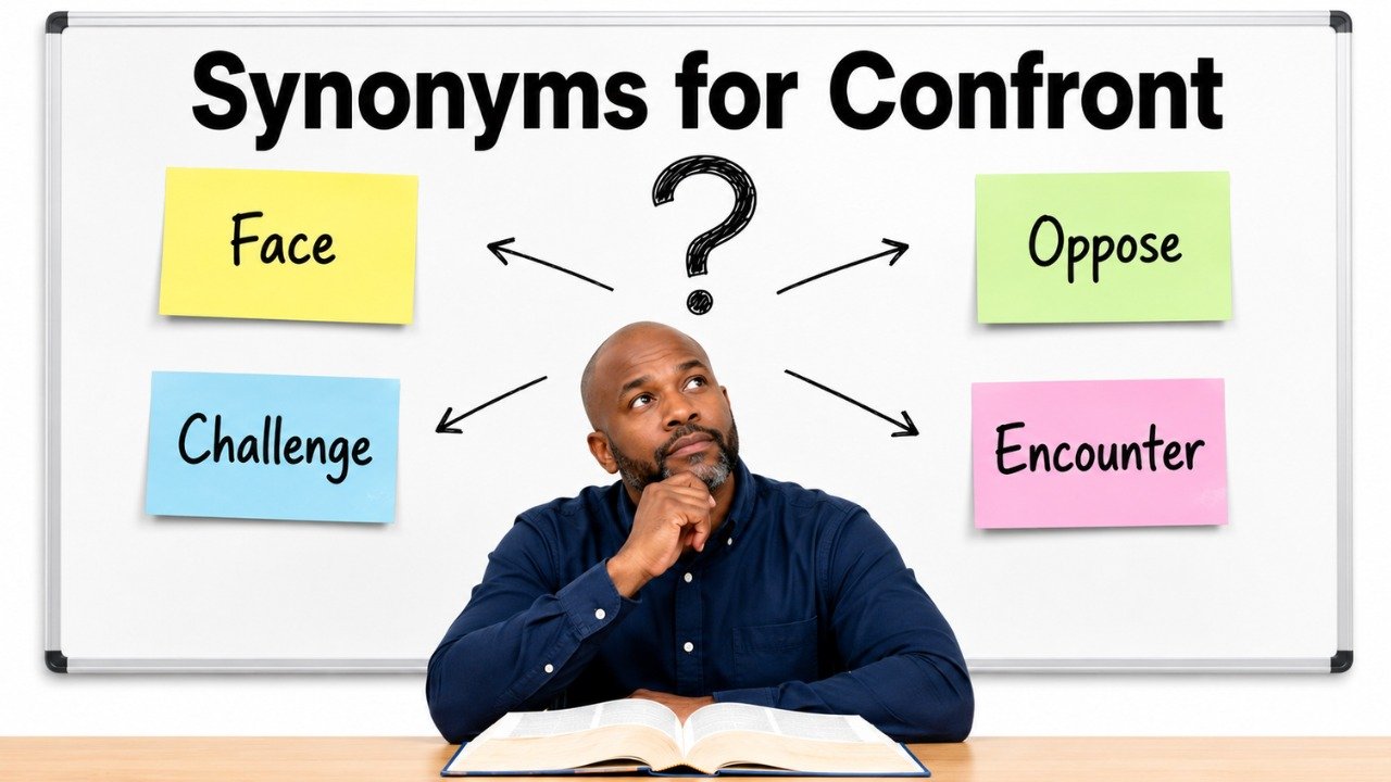 synonyms for confront