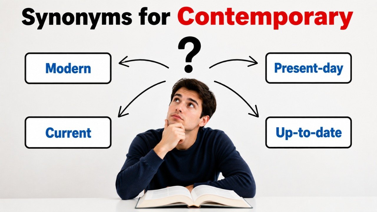 synonyms for contemporary