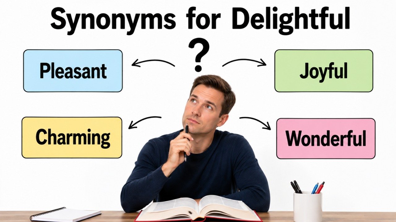 synonyms for delightful