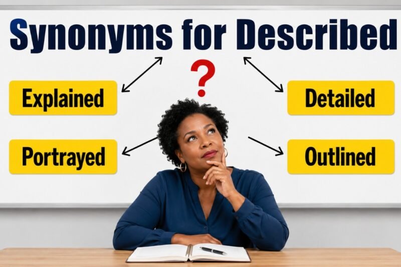 36+ Synonyms for Described: Usage, Context & Examples