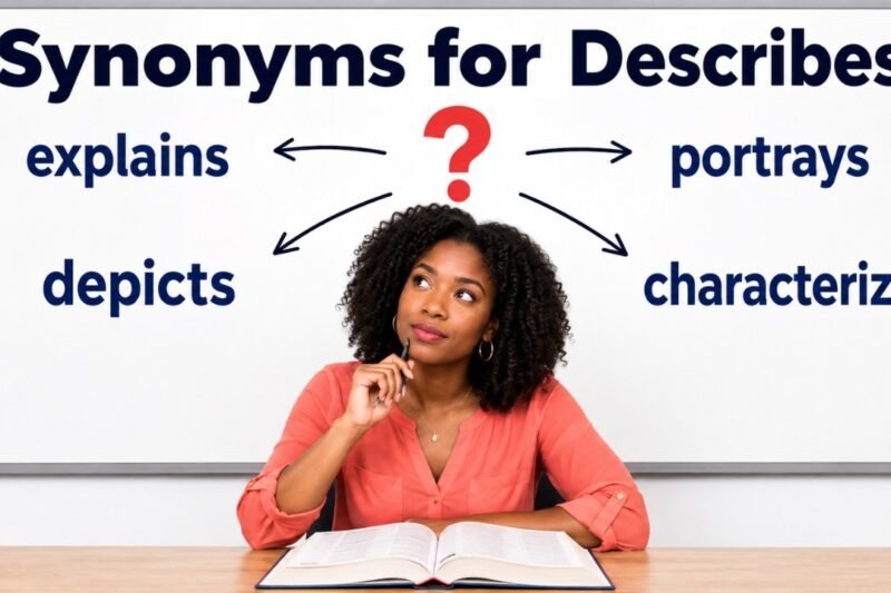 36+ Synonyms for Describes: Meanings, Context & Clear Examples