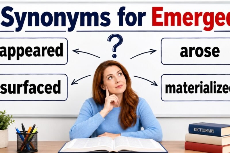 30+ Synonyms for Emerged: Meanings, Context & Clear Examples