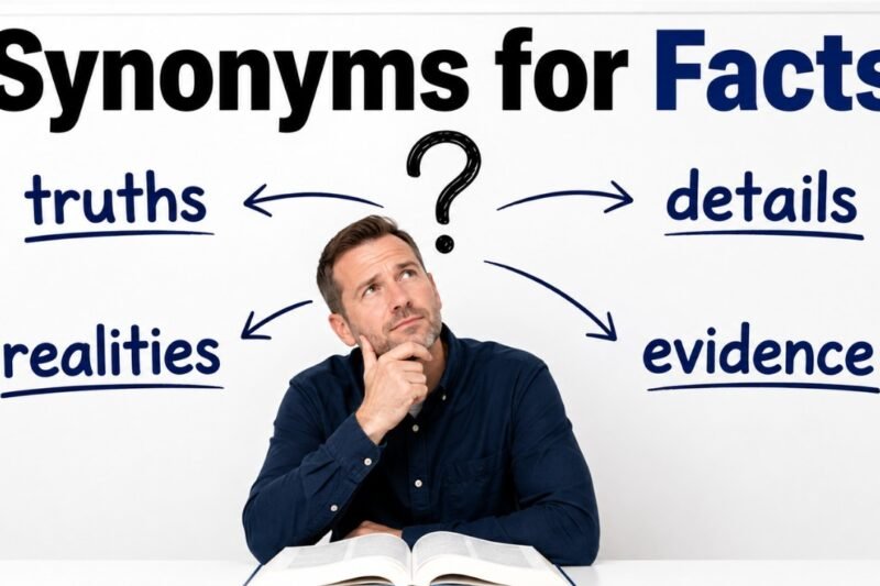 30+ Synonyms for Facts: Meanings, Context & Clear Examples