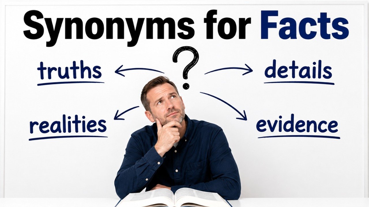 synonyms for facts