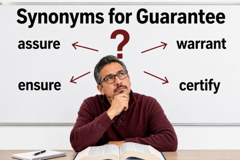 45+ Synonyms for Guarantee: Strong Word Choices & Examples