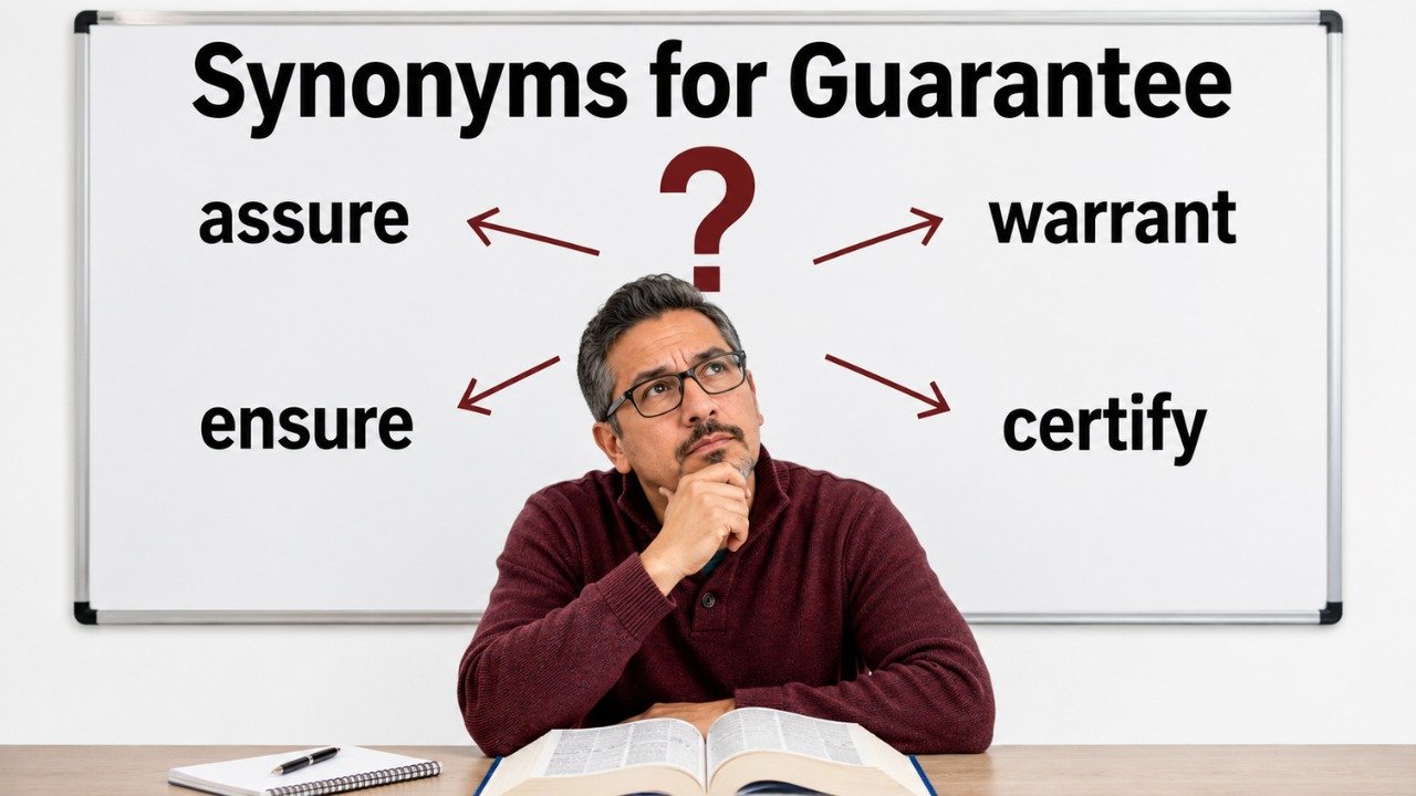 synonyms for guarantee