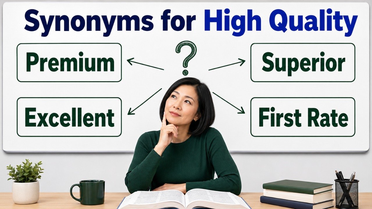 synonyms for high quality