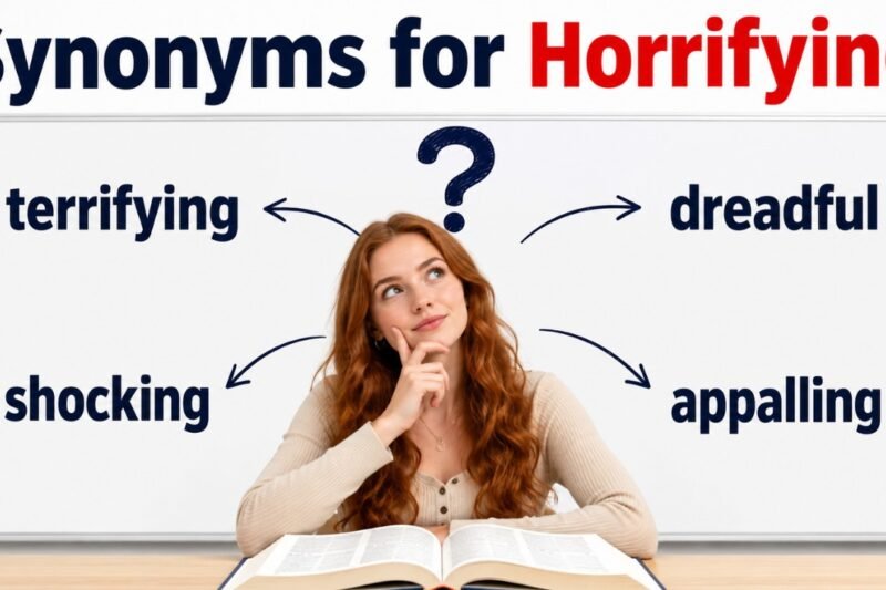 30+ Synonyms for Horrifying: Meaning, Examples & Best Uses