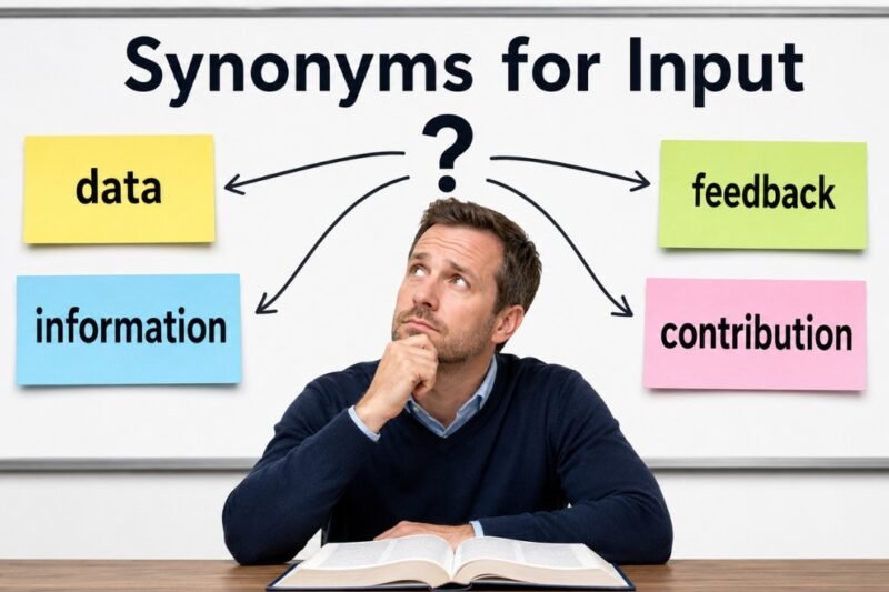 30+ Synonyms for Input: Meanings, Context & Clear Examples