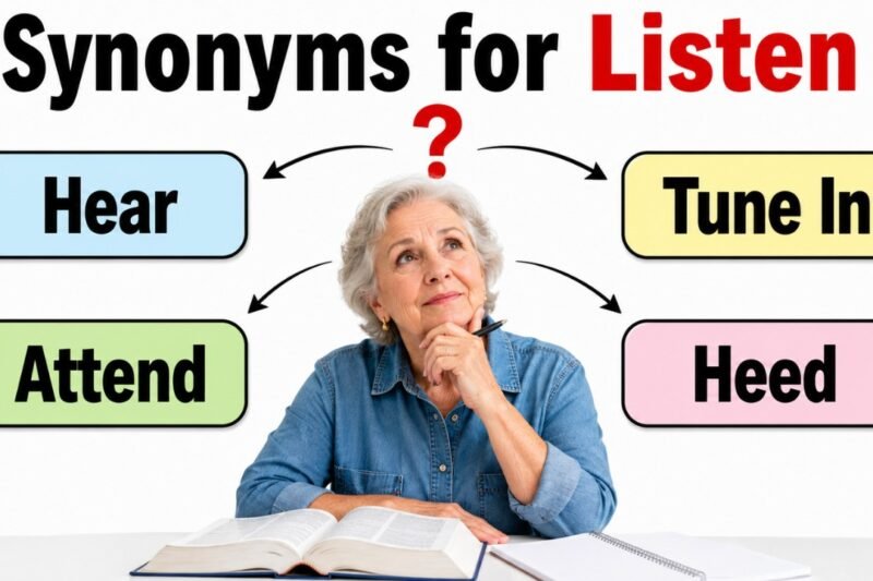 synonyms for listen