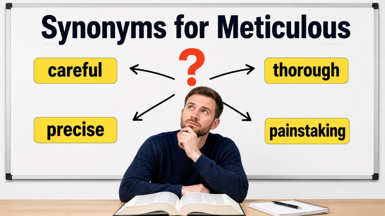 synonyms for meticulous