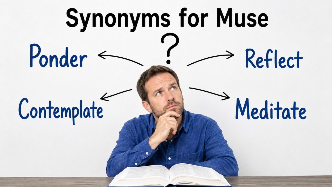 synonyms for muse
