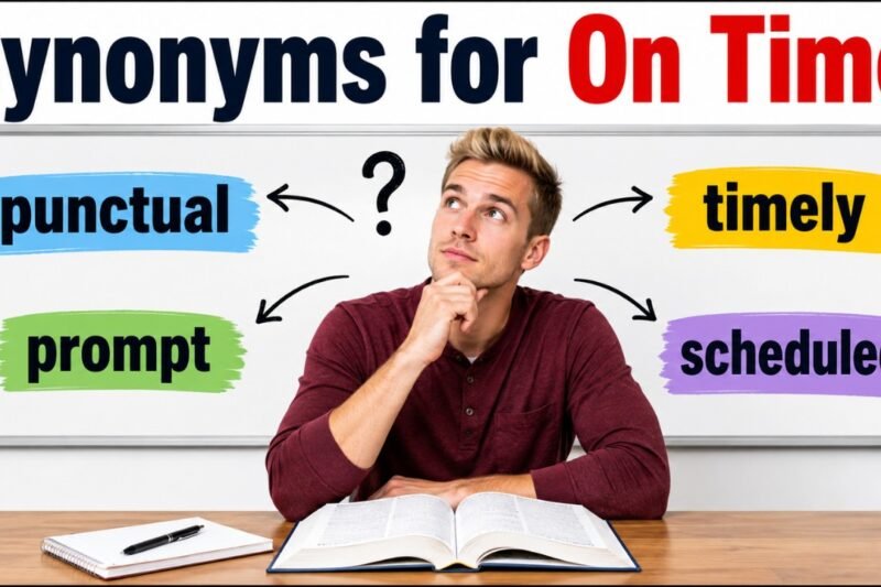 36+ Synonyms for On Time: Usage, Context & Examples