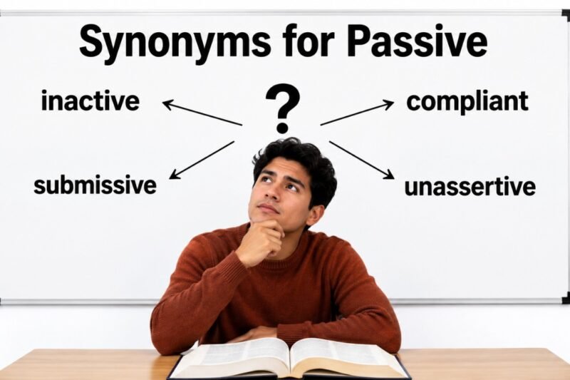 30+ Synonyms for Passive: Meanings, Context & Clear Examples
