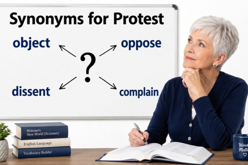 45+ Synonyms for Protest: Strong Word Choices & Examples