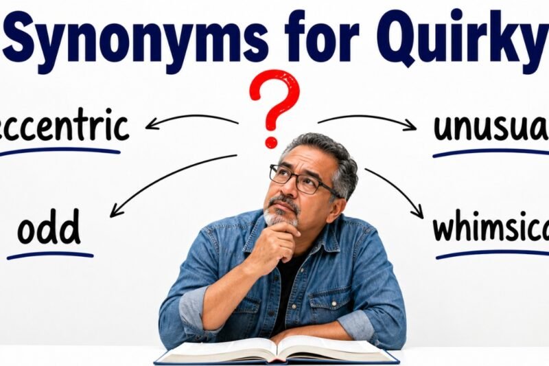 synonyms for quirky