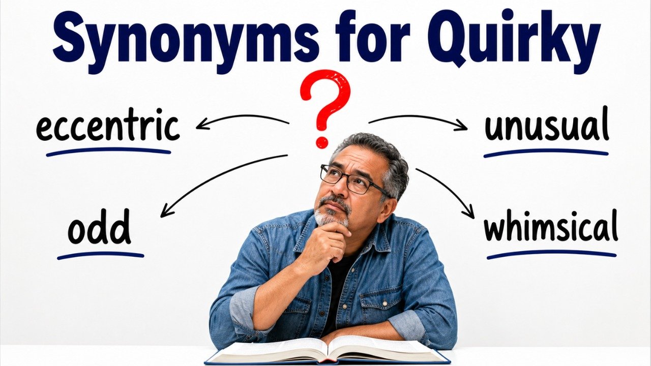 synonyms for quirky