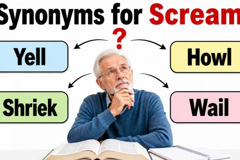 synonyms for scream
