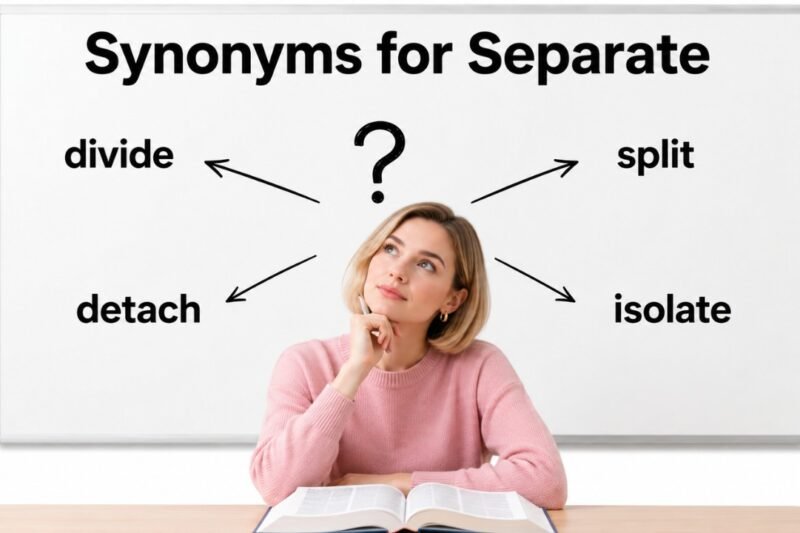44+ Synonyms for Separate: Meanings, Uses & Word Choices