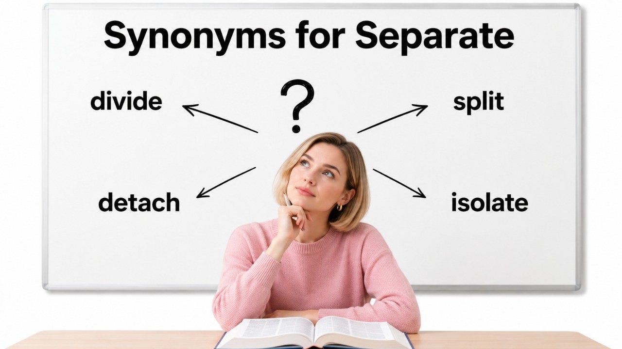 synonyms for separate