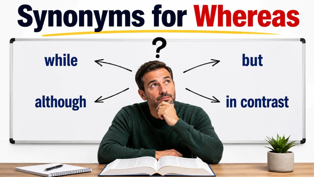 synonyms for whereas