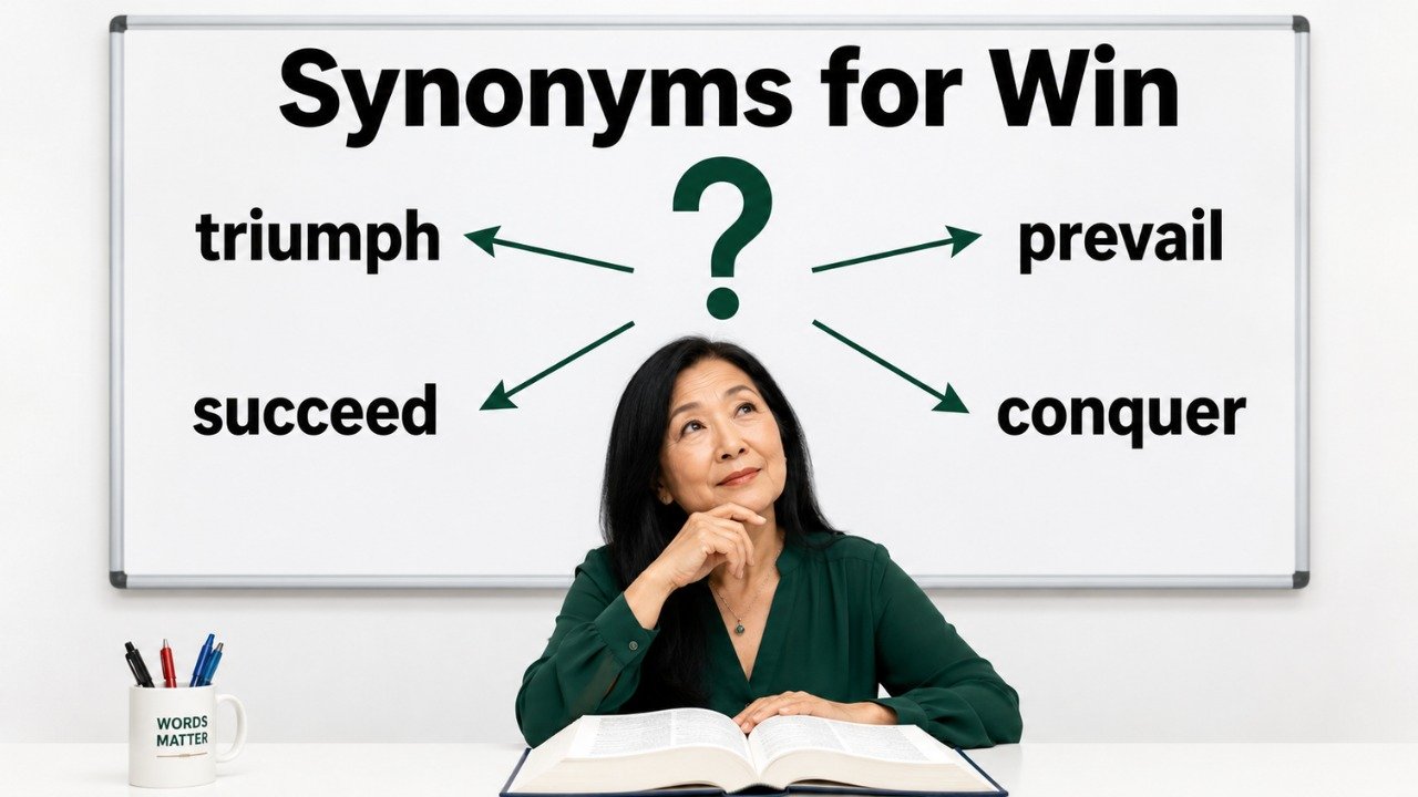 synonyms for win