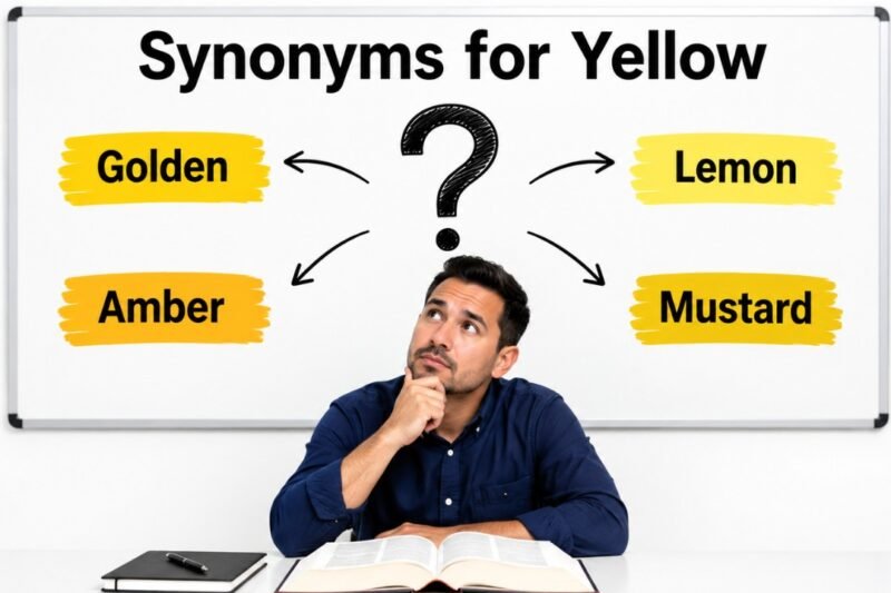 42+ Synonyms for Yellow: Meaning, Examples & Best Uses