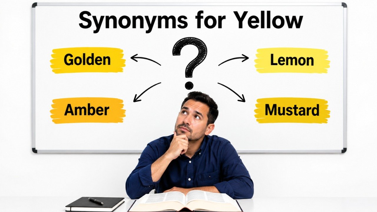 synonyms for yellow